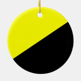 Anarcho-kapitalistische vlag keramisch ornament