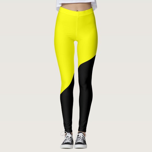 Anarcho-kapitalistische vlag leggings (Voorkant)