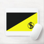 Anarcho-kapitalistische vlag muismat (Met muis)