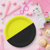 Anarcho-kapitalistische vlag papieren bordje (Feest)