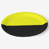 Anarcho-kapitalistische vlag papieren bordje (Gekanteld)