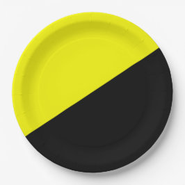 Anarcho-kapitalistische vlag papieren bordje