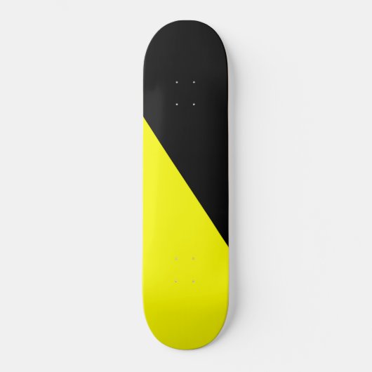 Anarcho-kapitalistische vlag persoonlijk skateboard (Voorkant)