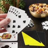 Anarcho-kapitalistische vlag pokerkaarten (Insitu)