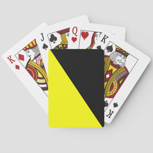 Anarcho-kapitalistische vlag pokerkaarten (Achterkant)