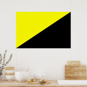 Anarcho-kapitalistische vlag poster (Keuken)
