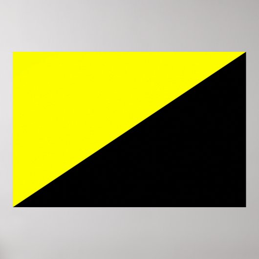 Anarcho-kapitalistische vlag poster (Voorkant)