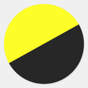 Anarcho-kapitalistische vlag ronde sticker