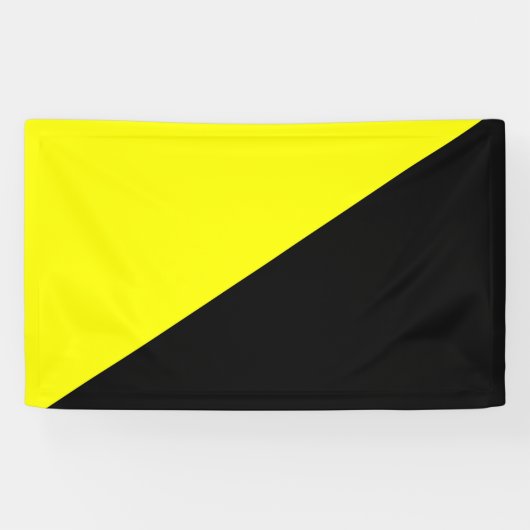 Anarcho-kapitalistische vlag spandoek (Horizontaal)