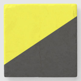 Anarcho-kapitalistische vlag stenen onderzetter