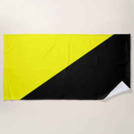 Anarcho-kapitalistische vlag strandlaken