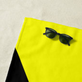 Anarcho-kapitalistische vlag strandlaken (In situ)