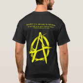 Anarcho-kapitalistische vlag t-shirt (Achterkant)