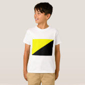 Anarcho-kapitalistische vlag t-shirt (Voorkant volledig)