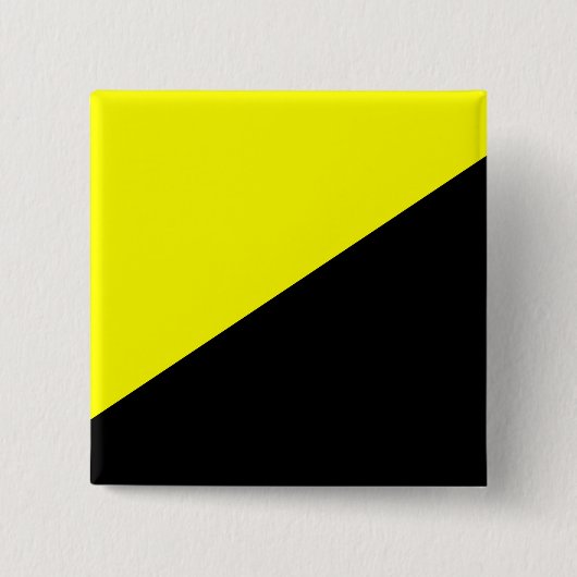 Anarcho-kapitalistische vlag vierkante button 5,1 cm (Voorkant)