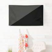 Anarcho Nihilisme vlag symbool anarchie punk Spandoek (Insitu)