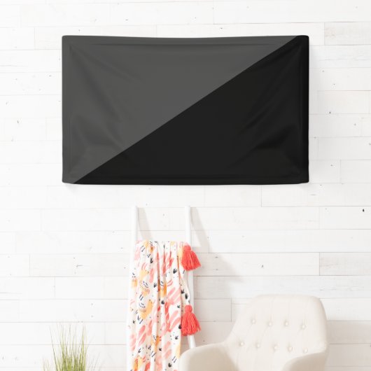 Anarcho Nihilisme vlag symbool anarchie punk Spandoek (Insitu)