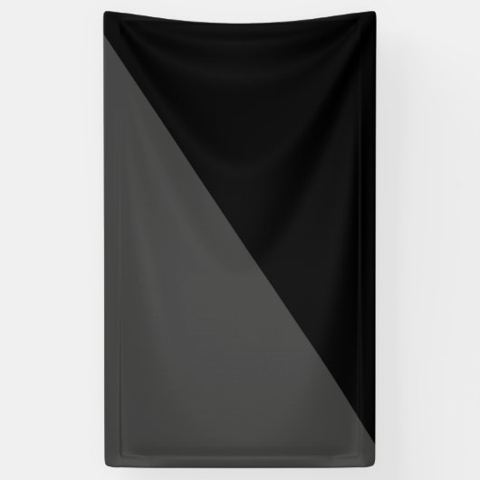 Anarcho Nihilisme vlag symbool anarchie punk Spandoek (Verticaal)