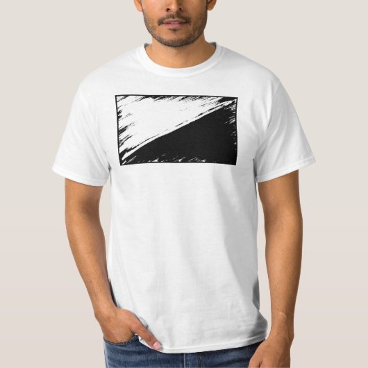 Anarcho-pacifisme Vlag T-shirt (Voorkant)