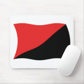 Anarcho-Syndicalisme Flag Mousepad Muismat (Met muis)