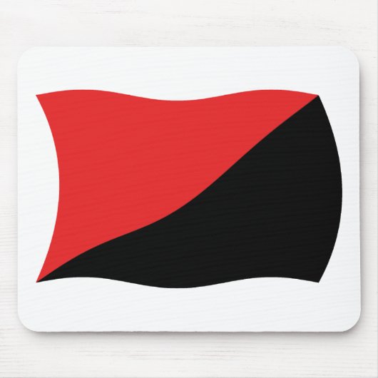 Anarcho-Syndicalisme Flag Mousepad Muismat (Voorkant)
