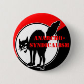 anarcho-syndicalisme ronde button 5,7 cm (Voorkant)