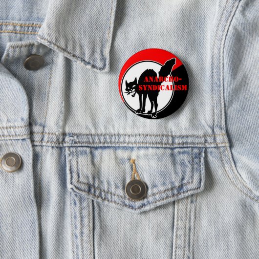 anarcho-syndicalisme ronde button 5,7 cm (In situ)