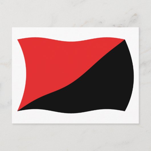Anarcho-Syndicalisme Vlag Briefkaart (Voorkant)