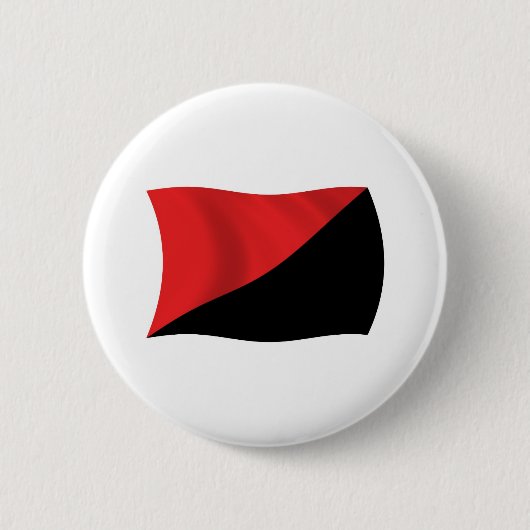 Anarcho-Syndicalisme Vlag Knop Ronde Button 5,7 Cm (Voorkant)
