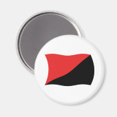 Anarcho-Syndicalisme Vlag Magneet (Voorkant / Achterkant)