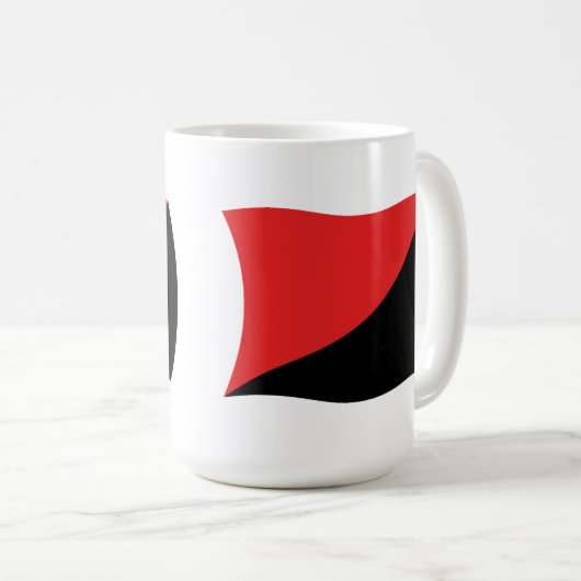 Anarcho-Syndicalisme Vlag Mok (Voorkant rechts)