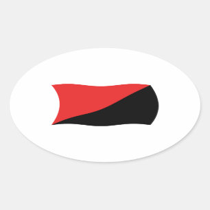 Anarcho-Syndicalisme Vlag Sticker