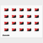 Anarcho-Syndicalisme Vlag Sticker (Vel)