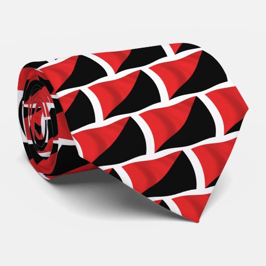 Anarcho-Syndicalisme Vlag Stropdas (Opgerold)