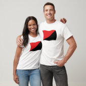 Anarcho-Syndicalisme Vlag T-shirt (Unisex)