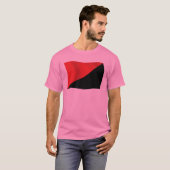 Anarcho-Syndicalisme Vlag T-shirt (Voorkant volledig)