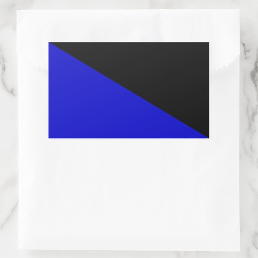 Anarcho-Transhumanistische Vlag Rechthoekige Sticker (Tas)