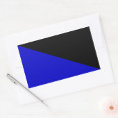 Anarcho-Transhumanistische Vlag Rechthoekige Sticker (Envelop)