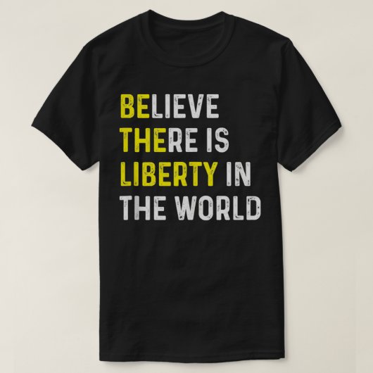 Anarchy Ancap: Liberty Libertarian activist T-shirt (Design voorkant)