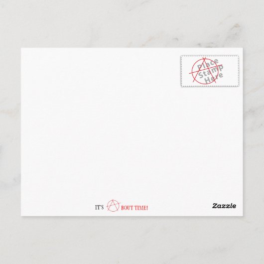 ANARCHY BRIEFKAART (Achterkant)