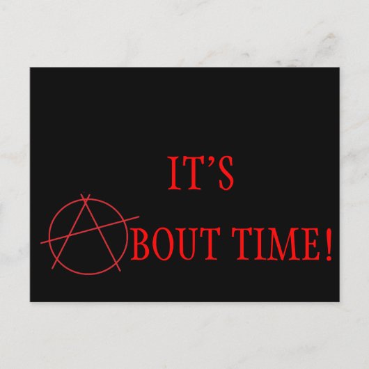 ANARCHY BRIEFKAART (Voorkant)