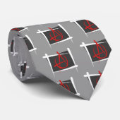 Anarchy Brush Flag Stropdas (Opgerold)