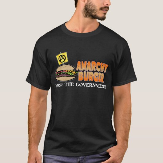 anarchy burger t-shirt (Voorkant)