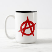 Anarchy Coffee Cup Tweekleurige Koffiemok (Links)