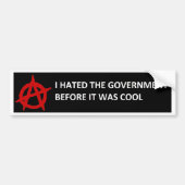 Anarchy deed het eerst bumpersticker (Voorkant)