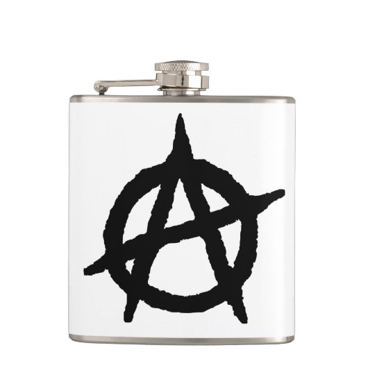 Anarchy Flask Heupfles (Voorkant)