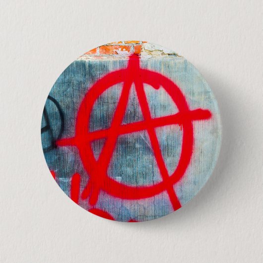 Anarchy Graffiti Ronde Button 5,7 Cm (Voorkant)