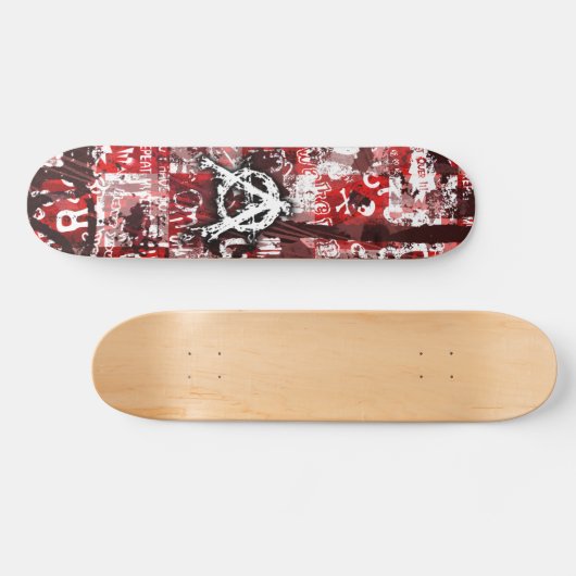 Anarchy Grunge Skateboard (Horizontaal)