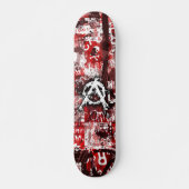 Anarchy Grunge Skateboard (Voorkant)