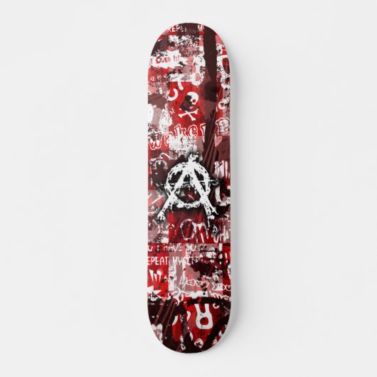 Anarchy Grunge Skateboard (Voorkant)